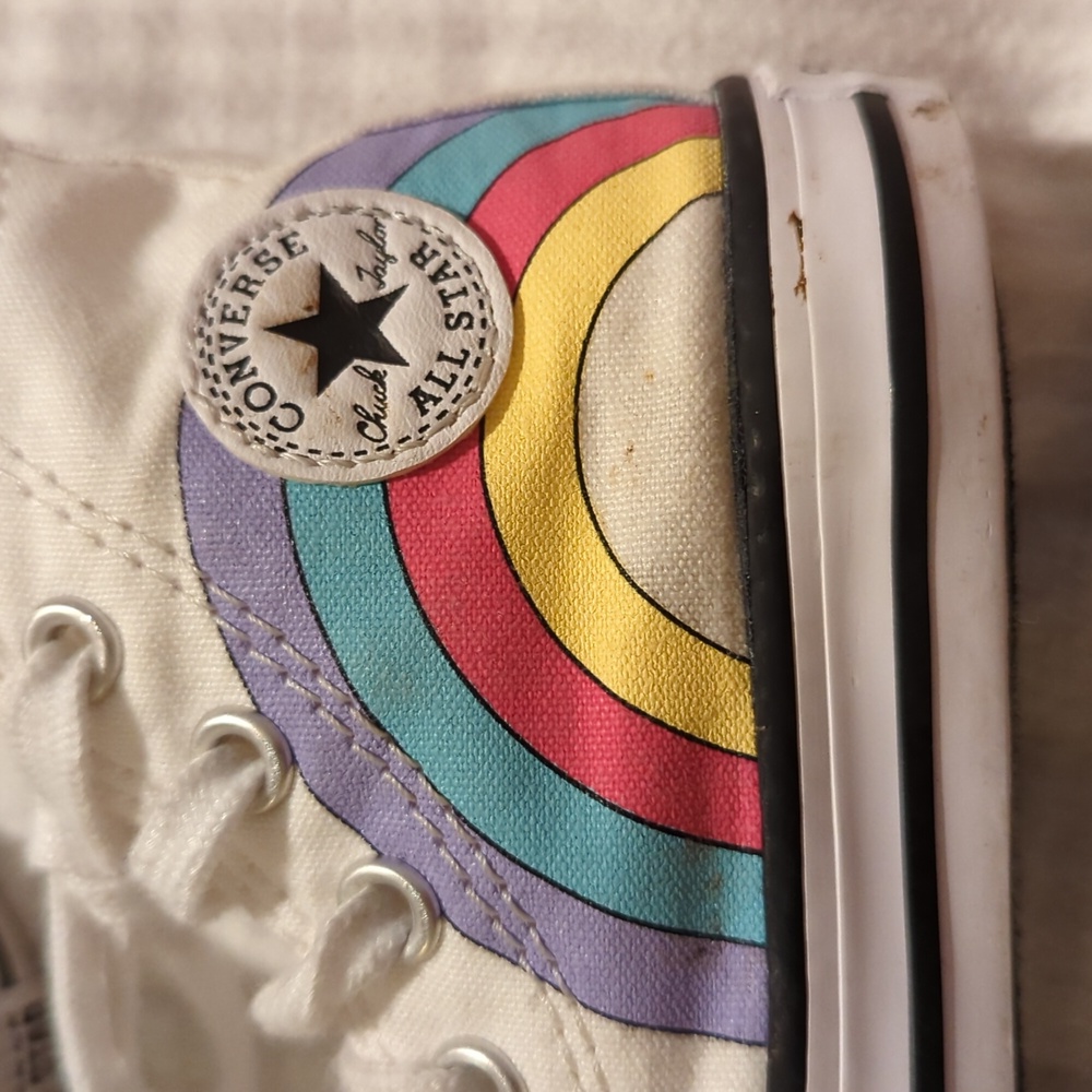 Converse High Tops Unicorn 🦄 Rainbow 🌈 - Picture 4 of 5